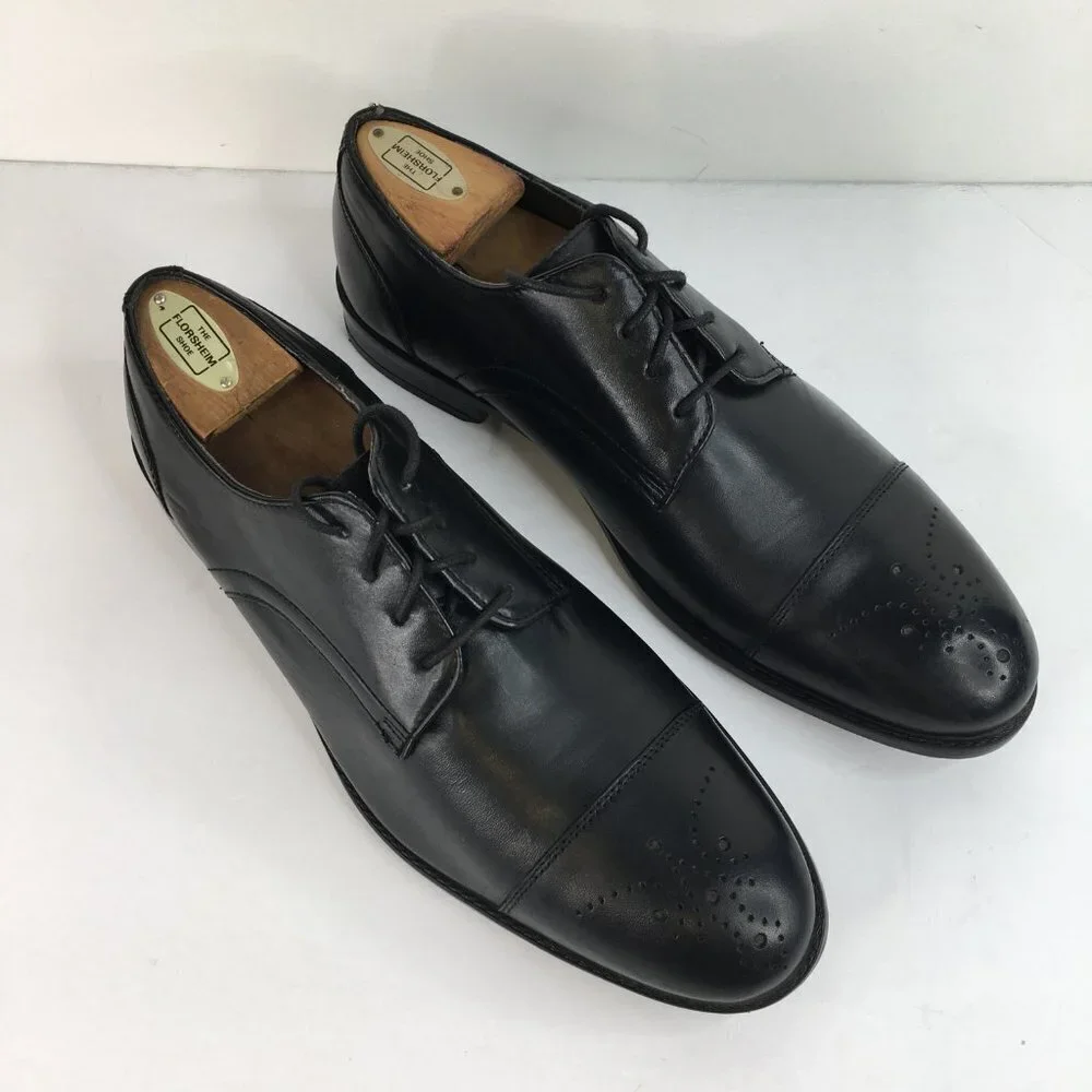 Florsheim Mens Casual Dress Shoes Perforated cap toe 9.5 M 20173